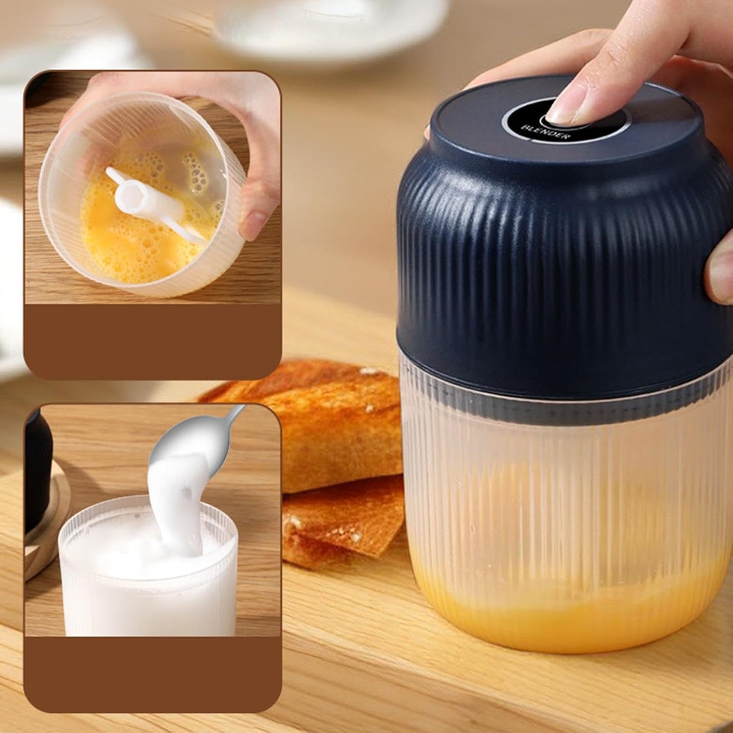 Multifunctional Garlic Chopper | Electric Kitchen Garlic Mincer | Cordless Automatic Vegetable Grinder, Portable Home Utility Crusher Gadget with USB Charging Cable for Home Kitchen Use