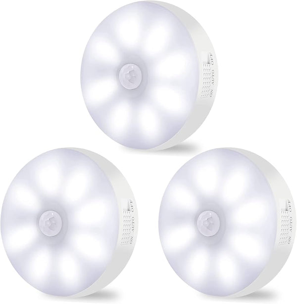 2 pcs Mini Night Light, Portable LED Night Light With 3 Adjustable Color Tones, Wall Lamp, Nursery/Hallway/Bedroom/Bathroom