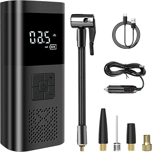 Portable Tire Inflator | 150 PSI Cordless Air Compressor