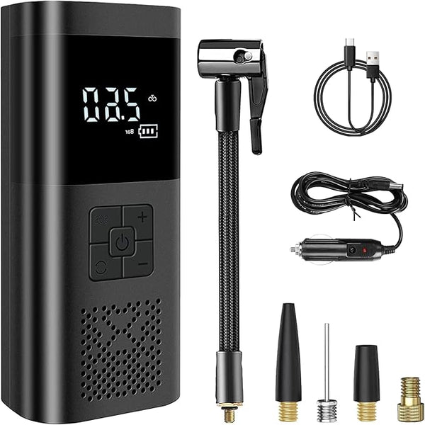 Portable Tire Inflator | 150 PSI Cordless Air Compressor